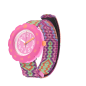 Montre Junior FlikFlak - Loop In Pink rose bracelet textile - Ref FPSP072