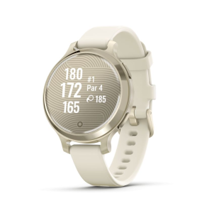 Montre Femme Garmin - Lily 2 Active beige bracelet silicone - Ref 010-02891-00