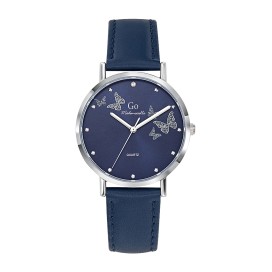Montre Femme Girl Only - cadran bleu bracelet cuir - Ref 699348