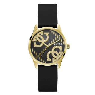 Montre Femme Guess - G Stitch noir bracelet silicone - Ref GW0755L3