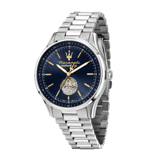 Montre Homme Maserati - Sorpasso bleu bracelet acier - Ref R8823124002
