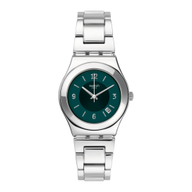 Montre Femme Swatch - Middlesteel bleu bracelet acier  - Ref YLS468G