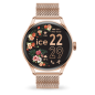 Ice Watch - Montre Smart Two rond acier doré rose - Ref 023394