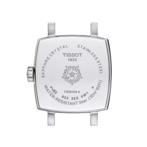 Montre Femme Tissot Lovely gris bracelet cuir - Réf. T0581091603600