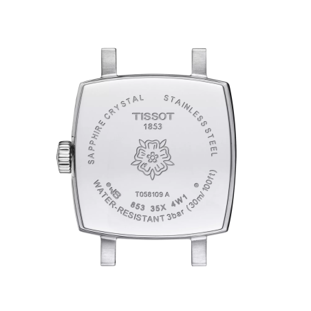 Montre Femme Tissot Lovely gris bracelet cuir - Réf. T0581091603600