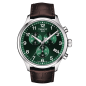 Montre Homme Tissot Chrono XL vert bracelet cuir - Réf. T1166171609200