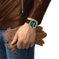 Montre Homme Tissot Chrono XL vert bracelet cuir - Réf. T1166171609200