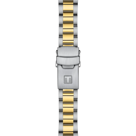 Montre Femme Tissot Seastar 1000 noir bracelet acier PVD - Réf. T1202102205100