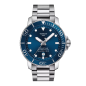 Montre Homme Tissot Seastar bleu bracelet acier - Réf. T1204071104103