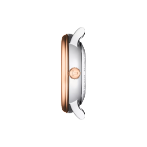 Montre Femme Tissot Carson automatique argenté bracelet acier PVD - Réf. T1222072203600