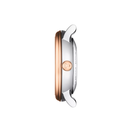 Montre Femme Tissot Carson automatique argenté bracelet acier PVD - Réf. T1222072203600