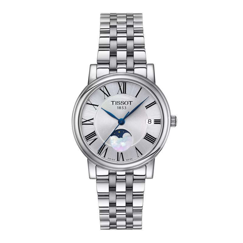 Montre Femme Tissot Carson argenté bracelet acier - Réf. T1222231103300