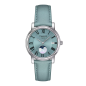 Montre Femme Tissot Carson Premium Lady Moonphase bleu bracelet cuir - Réf. T1222231635300