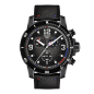 Montre Homme Tissot Supersport NBA noir bracelet cuir - Réf. T1256173706700
