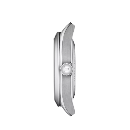 Montre Homme Tissot Gtleman Powermatic 80 Op Heart gris bracelet acier - Réf. T1274071108100