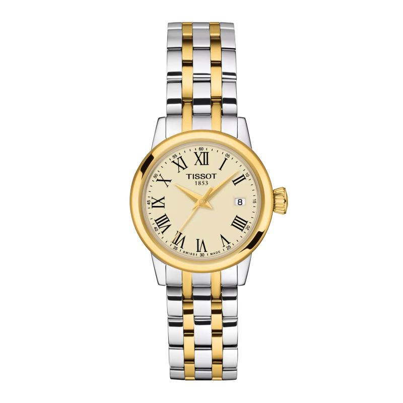 Montre Femme Tissot Classic Dream ivoire bracelet acier - Réf. T1292102226300