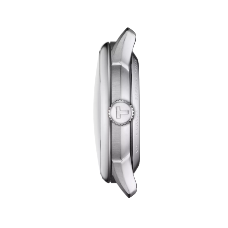 Montre Mixte Tissot Chemin des Tourelles automatique bleu bracelet acier - Réf. T1392071104800
