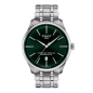 Montre Homme Tissot Chemin des Tourelles automatique vert bracelet acier - Réf. T1394071109100