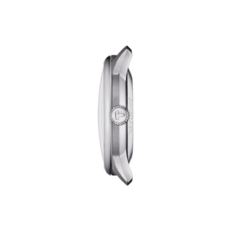 Montre Homme Tissot Chemin des Tourelles automatique bleu bracelet cuir brun - Réf. T1398071604100