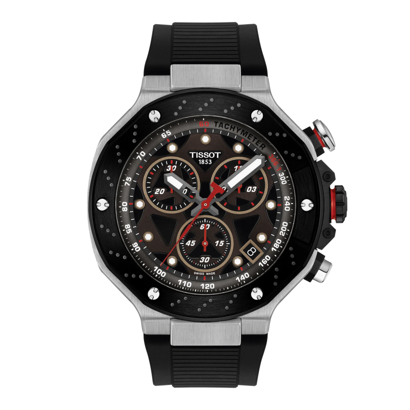 Montre Homme Tissot T-Race gris bracelet silicone - Réf. T1414172708100