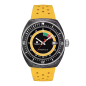 Montre Homme Tissot Sideral Powermatic 80 noir bracelet silicone - Réf. T1454079705700