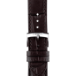 Montre Homme Tissot PR100 argenté bracelet cuir brun - Réf. T1504101603100
