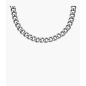 Fossil - Collier chaine acier blanc - Ref JF04614040