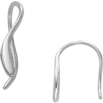 Skagen - Boucles d'oreilles crochet acier argenté - Ref SKJ1790040