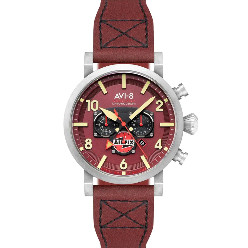 AVI8 - Montre Homme Dambuster Gibson Dual-Time - Ref AV-4107-04
