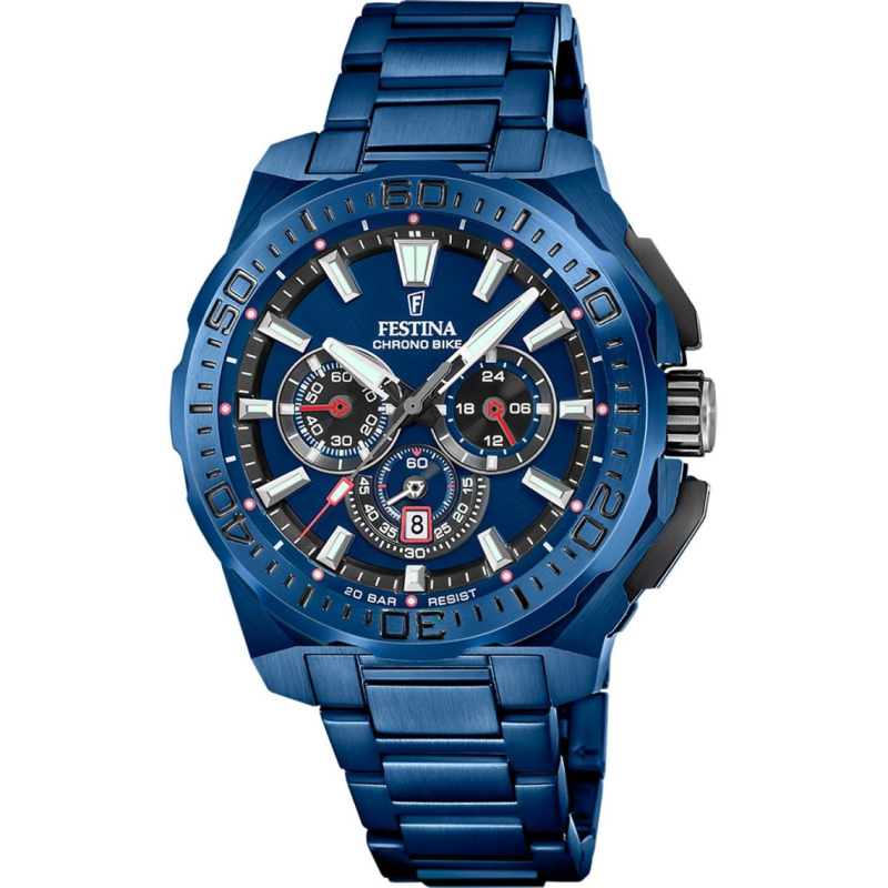 FESTINA - Montre Homme Multifonction bleu - Ref F20729/1