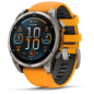 GARMIN - Montre Homme Fenix 8 orange - Ref 010-02904-11