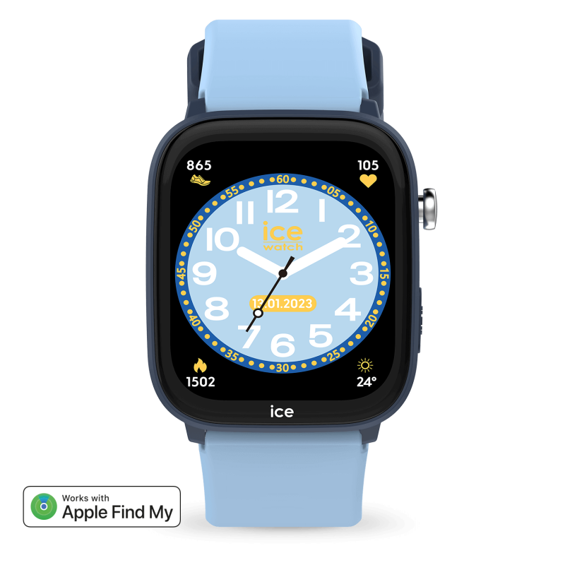 ICE WATCH - Montre Enfant ICE smart junior 3.0 Find My Light blue - Ref 024548