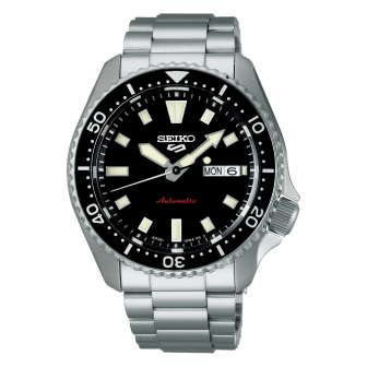 SEIKO - Montre Homme SKX Noir - Ref SRPL85K1