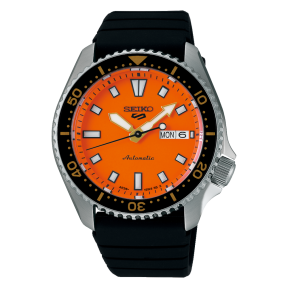 SEIKO - Montre Homme SKX Orange - Ref SRPL89K1