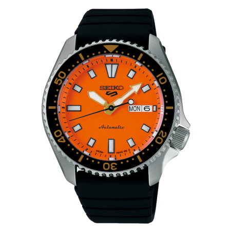 SEIKO - Montre Homme SKX Orange - Ref SRPL89K1