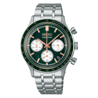 SEIKO - Montre Homme Sport Vert - Ref SSB481P1