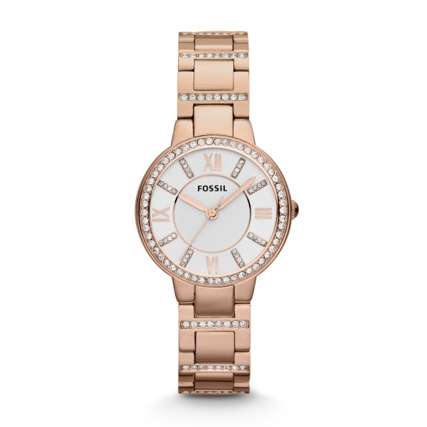 Montre Femme Fossil ES3284 - Collection  VIRGINIA style Mode avec acier - Mouvement Quartz