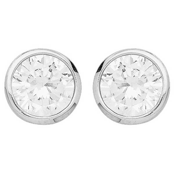 Boucles d'oreilles  puces clos oxydes 4 mm